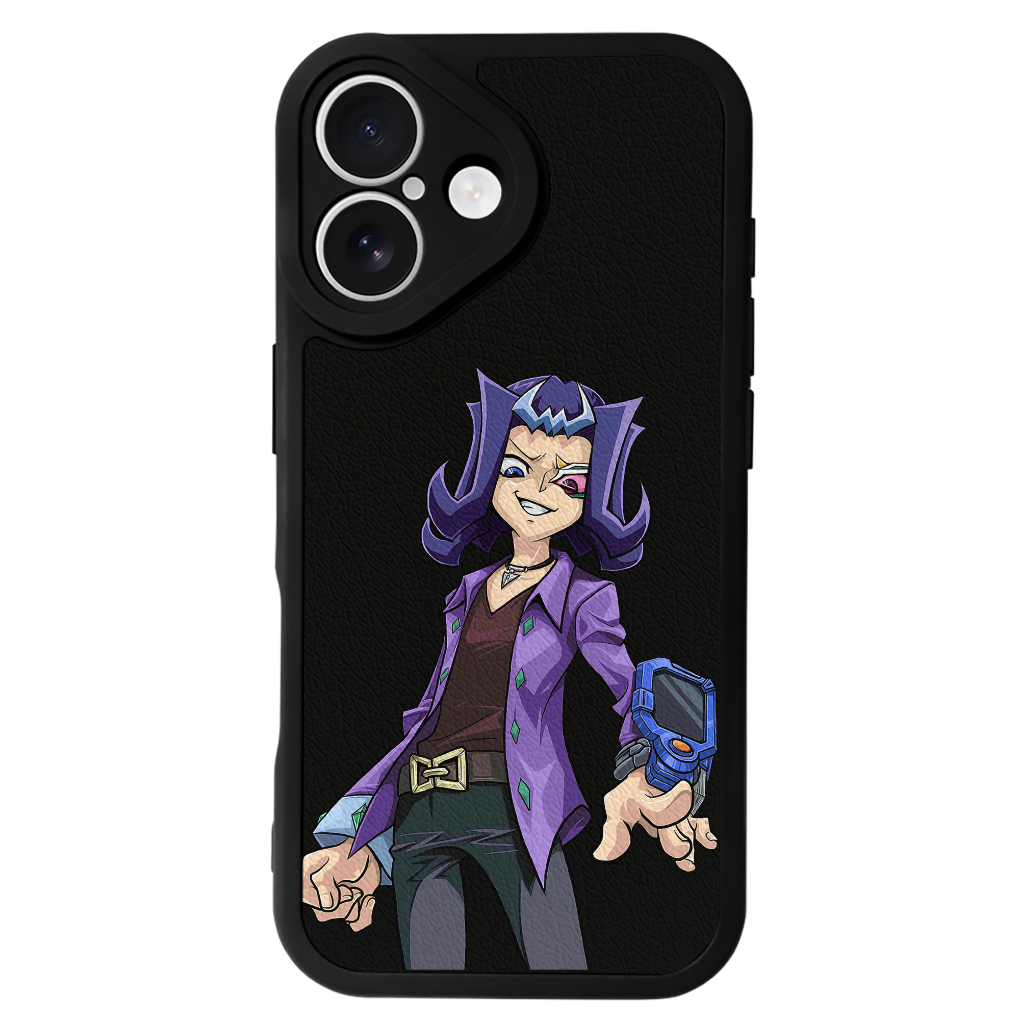 遊☆戯☆王 Yu-Gi-Oh! 【iPhone 16シリーズ対応】シリコンスマホケース（レザー調） 材質：シリコン
